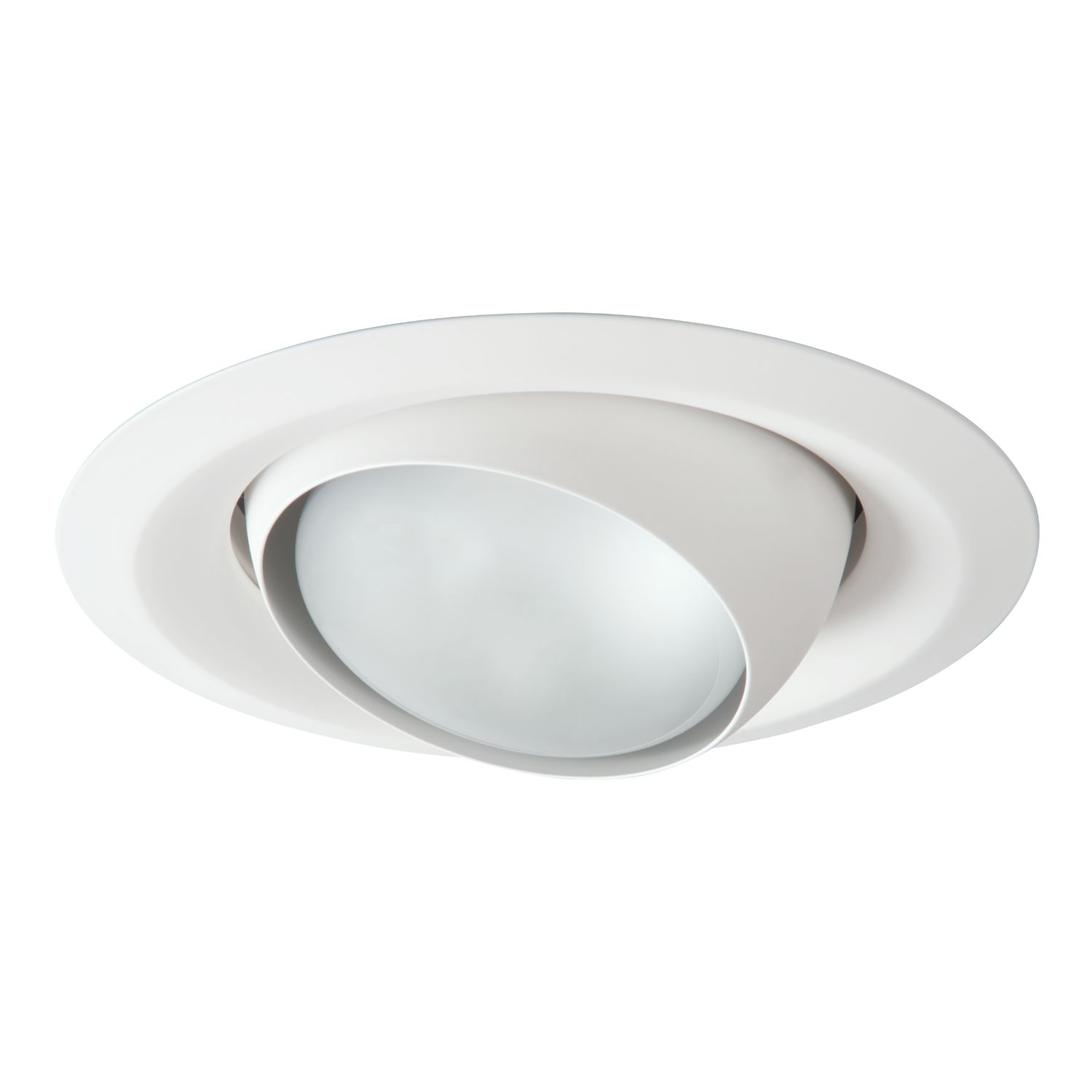 HAL 6130WH 6" EYEBALL 35 DEGREE TILT WHITE