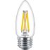 LED Filament Candle Clear 60W B11 E26 x3