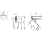Dimension Drawing (without table) - ST704T 20S/PC930 PSU CLM18 BK
