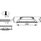 Dimension Drawing (without table) - DN027B G3 LED15/WW 15W 220-240 D175 RD