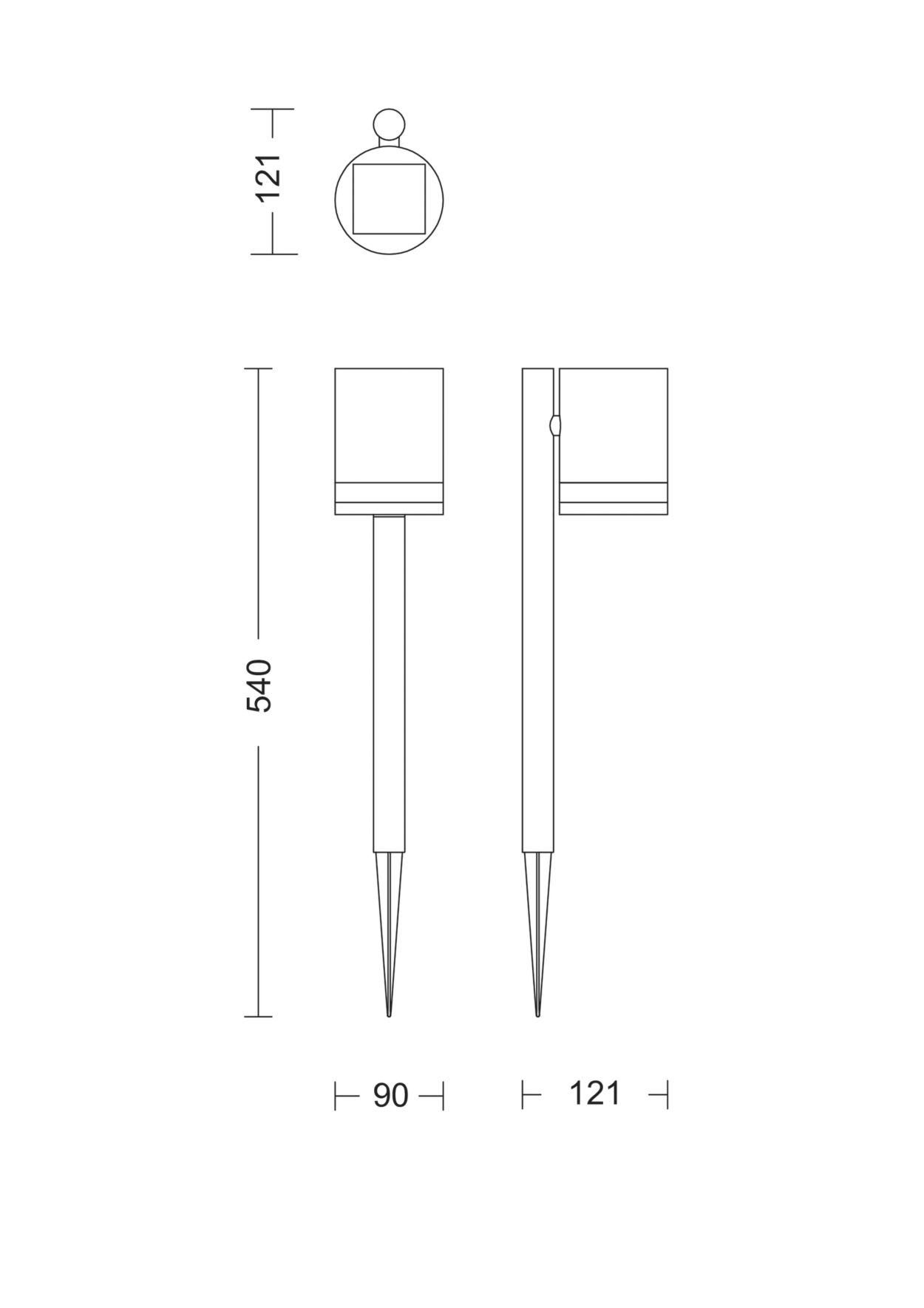 Außenleuchten Fyce Sockel-/Wegeleuchte, 1,5 W 8720169265561 | Philips