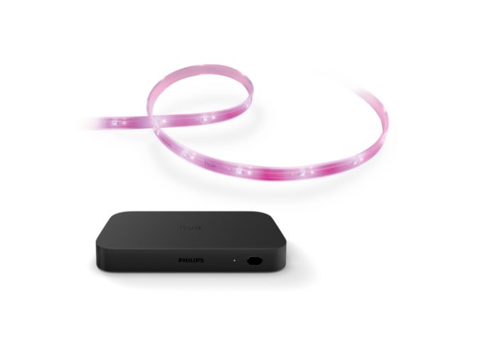 German:An image of product of the Set: Play HDMI Sync Box + Lightstrip Basis V4 2m