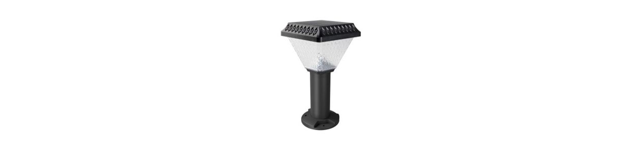 Elegant looking solar bollards