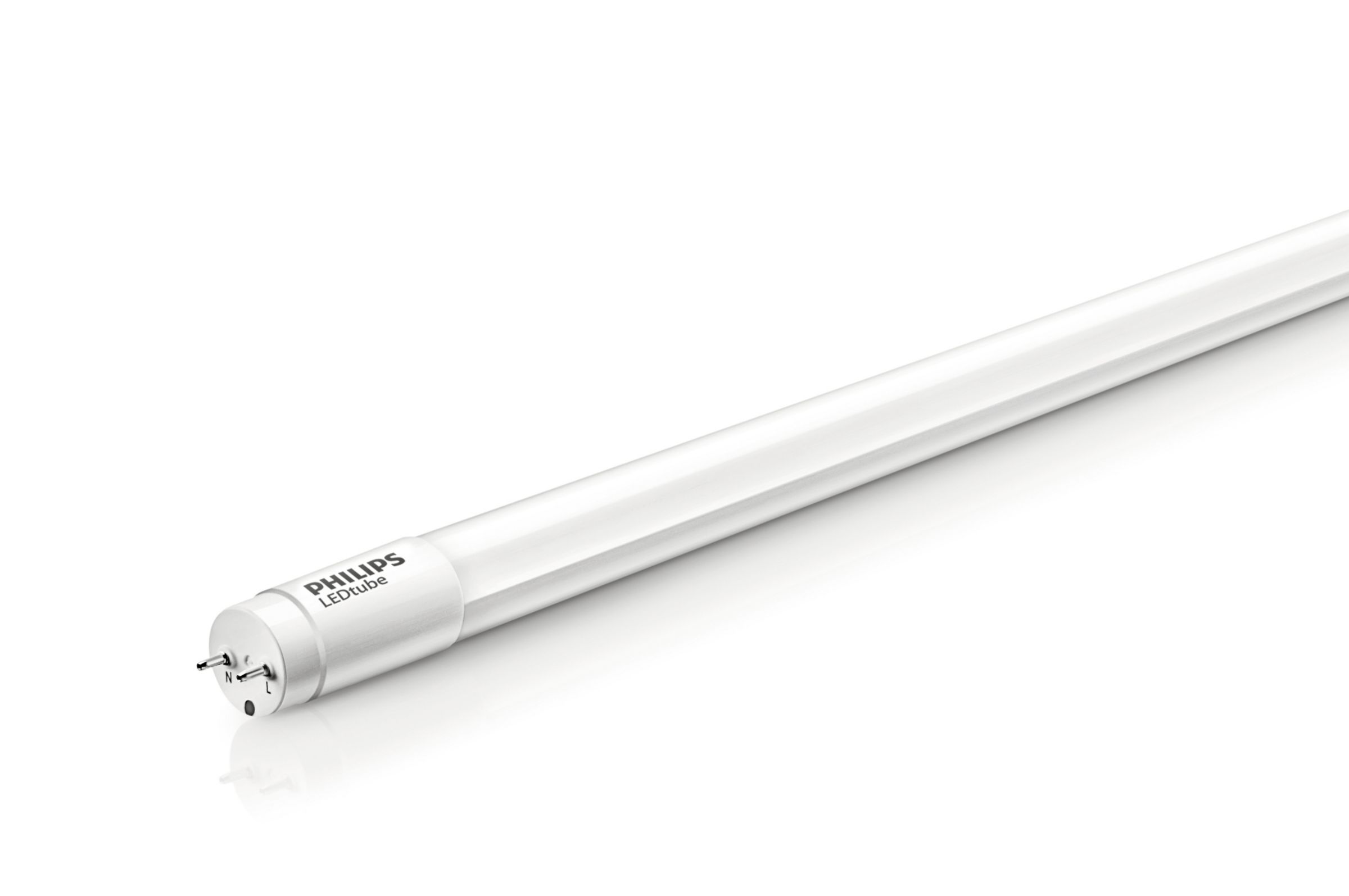 4x Fluorescent LED Lamp T8 Tube 4000K Cool White 20W = 58W 5ft Philips Corepro 