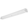 4', 4,000 Nominal Delivered Lumens, 4000K, 80 CRI, General Distribution, White Louver