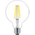 Ultraeffizient Filament-Lampe transparent 60W G95 E27