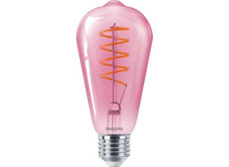 LED classic 25W ST64 E27 pink D SRT4