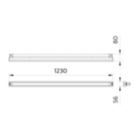 Dimension Drawing (without table) - TMS160C 1X36W TUV SLV/6