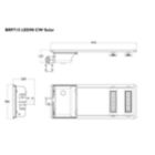 Dimension Drawing (without table) - BRP715 LED90 CW Solar