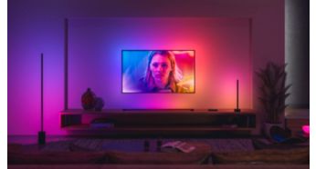 Sincronize filmes, programas de TV, músicas e jogos com luzes inteligentes 
