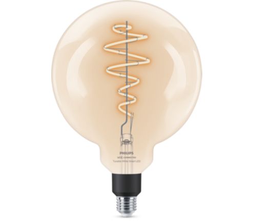 Ampoule LED connectée E14 forme Sphérique Couleur 40W Wiz PHILIPS