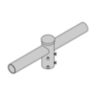Steel Bracket, Spoke, Twin Linear, 12" Spacing, 2-3/8" OD x 4" Length Tenon