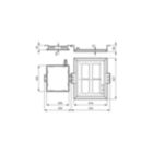 Dimension Drawing (without table) - BGB307 LED500/740 DSM11 D9 STD MICIO FU