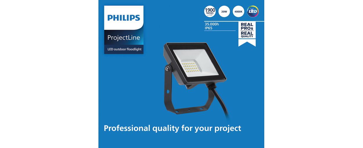 Projecteur LED d'extérieur Philips ProjectLine 20W