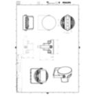 Dimension Drawing (without table) - BVP372 16LED RGBWW 220V 60 DMX 40W HP