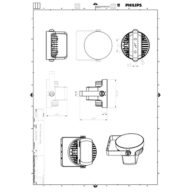 Dimension Drawing (without table) - BVP372 16LED RGBNW 220V 30 DMX 40W HP