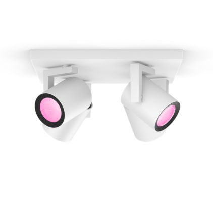 An image of product of the Hue White and Color Ambiance Spot quadruple Argenta