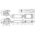 Dimension Drawing (without table) - RS156B LED12-WB-/830 D68 PSD PI10 WH