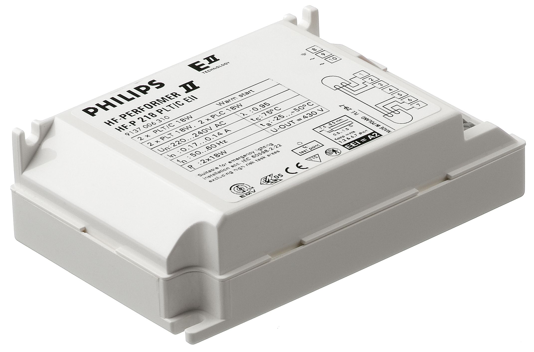 HF-P 2 22-42 PL-T/C/L/TL5C EII 220-240V | 913700630866 | Philips lighting