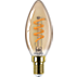 LED Filament Candle Amber 15W B35 E14