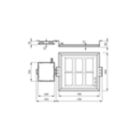 Dimension Drawing (without table) - BGB308 LED720/740 DTX1-HT D9 STD MICIO F