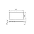 Dimension Drawing (without table) - RC091V LED48S/865 PSU W60L120 GM G3