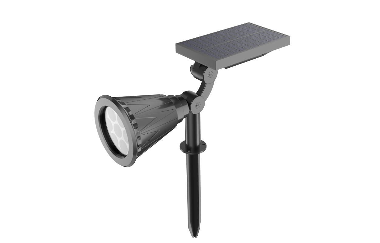 Range of solar outdoor spot lights for distinctive landscape