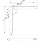 Dimension Drawing (without table) - SM350X 27S/840 PSD L60L60 PCS WH