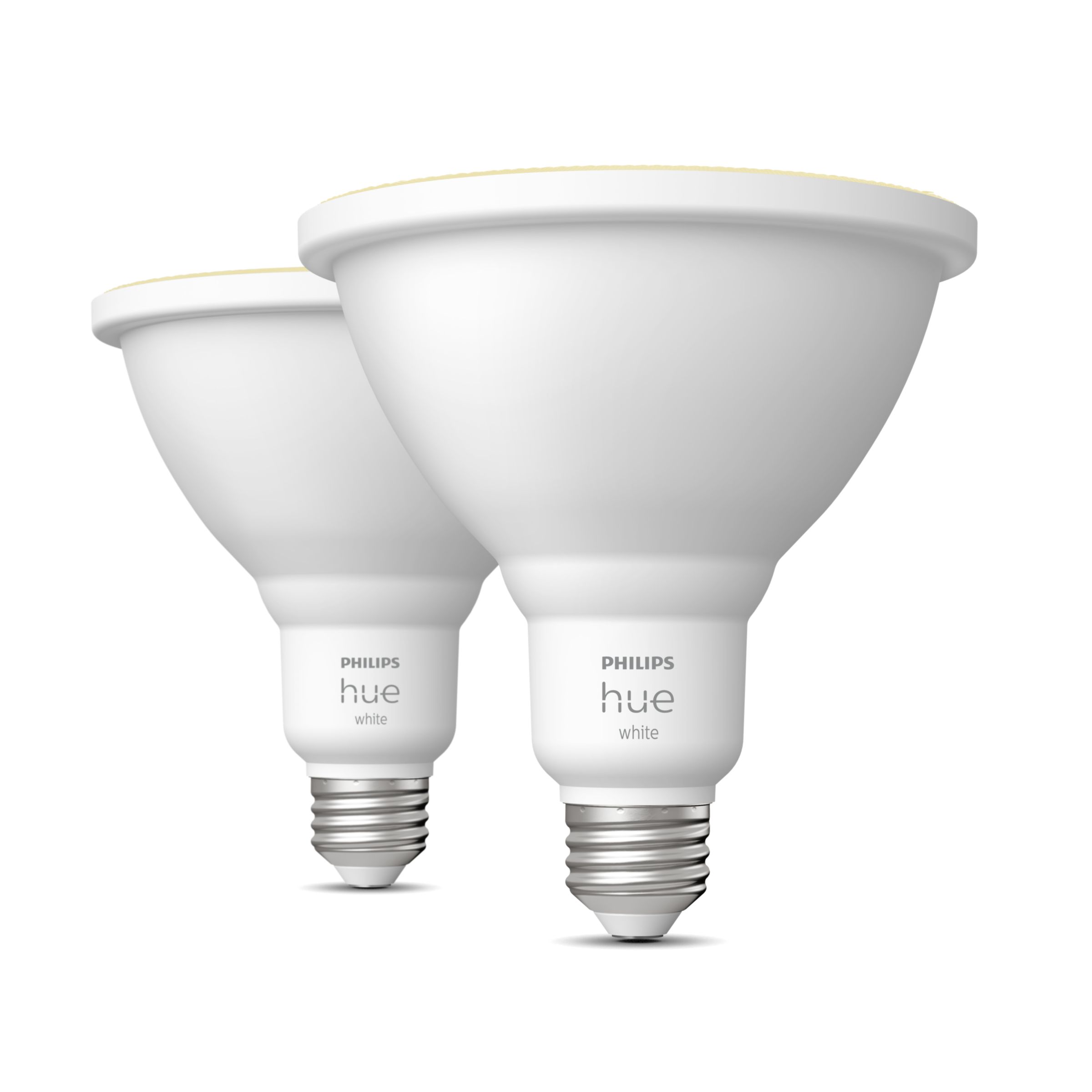 wall ego Assault Hue White PAR38 - E26 smart bulb - (2-pack) | Philips Hue US