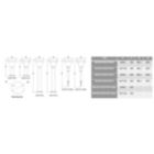 Dimension Drawing (without table) - BGC010 LED2/730 SS