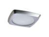 5230 Squircle Frost Glass Lens, Metal Trim
