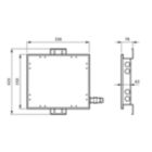 Dimension Drawing (without table) - EGB307 LED500-4S/740 N D9 FU MICIO M20