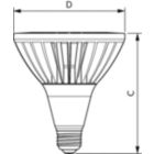  Single Contact Medium Screw PAR 4.75 inch/121mm