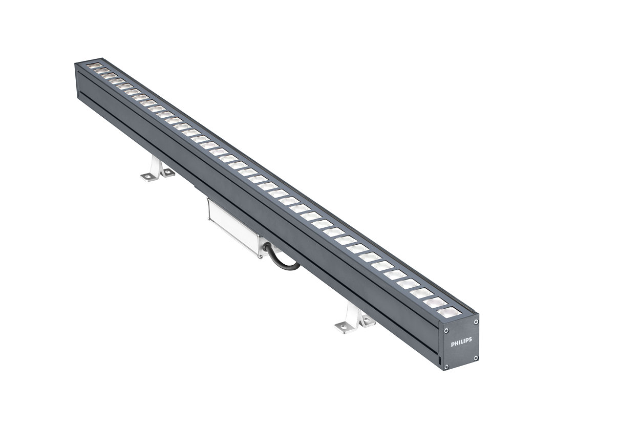 UniStrip G4 – Marktführende lineare LED-Anbauleuchte für die Außenbefestigung und dynamische Gebäudebeleuchtung