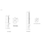 Dimension Drawing (without table) - BDP302 Cart 4M Solar