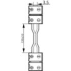 Dimension Drawing (without table) - LS corner connector IP20 50pcs EU