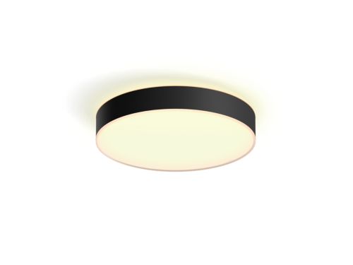 Hue White Ambiance Enrave Deckenleuchte L schwarz + Dimmschalter