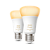 Hue White Ambiance A60 — розумна лампа з цоколем E27 — 1100 (2 шт. в упаковці)