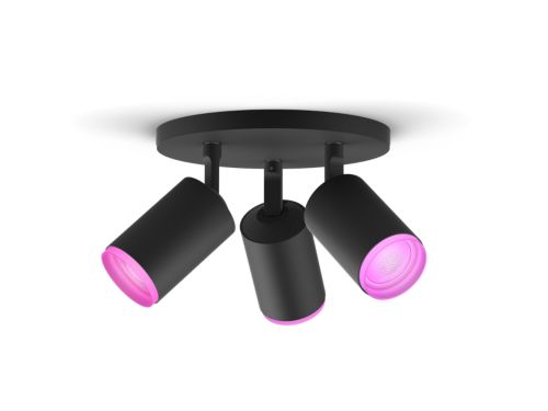 Hue White and Colour Ambiance Fugato triple spotlight