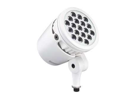 Burst Powercore gen3, eW, 3000 K, 6° Native (no spread lens), White housing, Landscape
