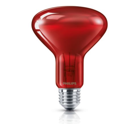 R95 IR 100W E27 220-240V Red HG 1CT/20