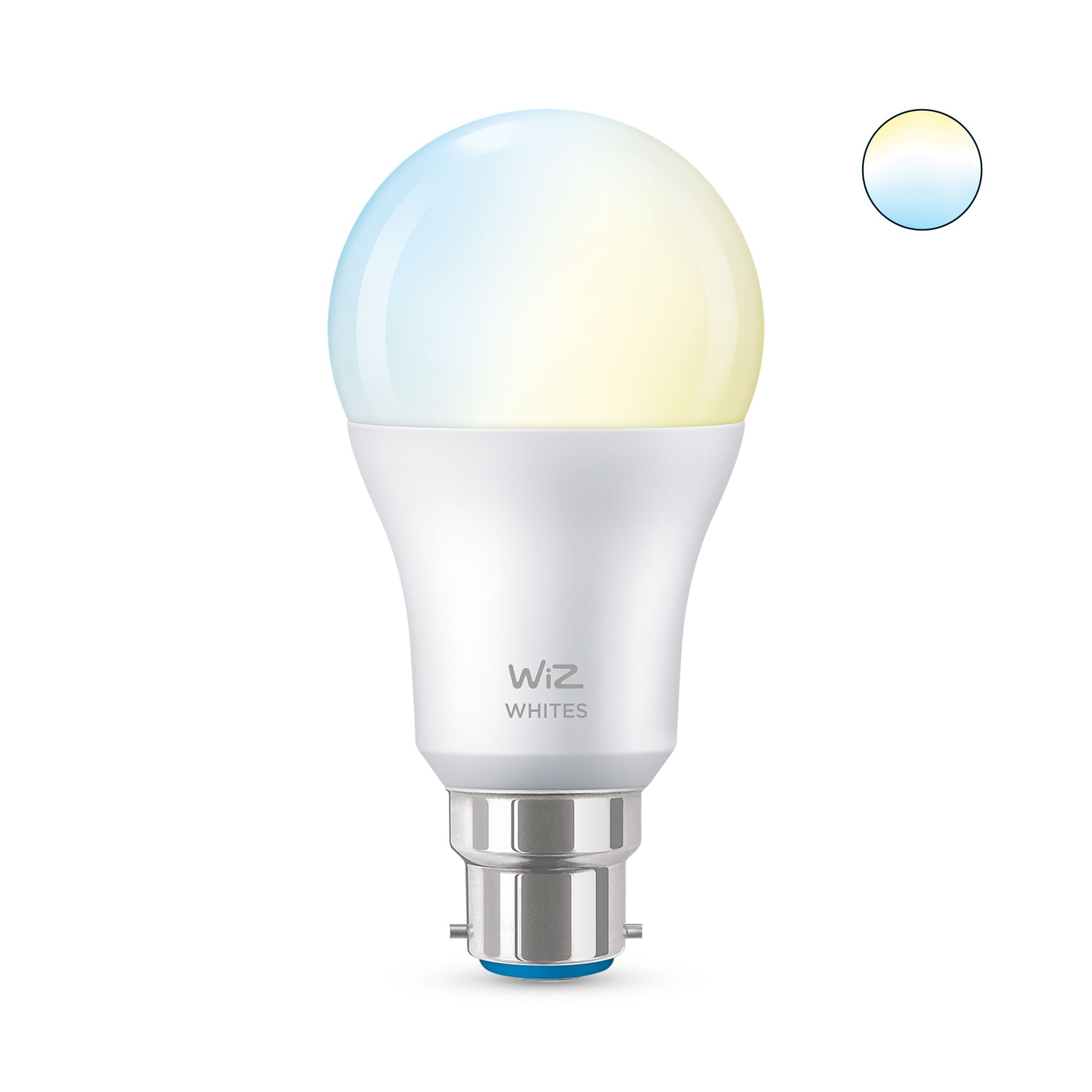 Details about   WiZ A60 B22 800lm Colour Adjustable Wi-Fi Smart Lamp-HONG KONG BRAND 