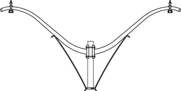 Hanging Fixtures - Post Mounting Arms (HFP Series)