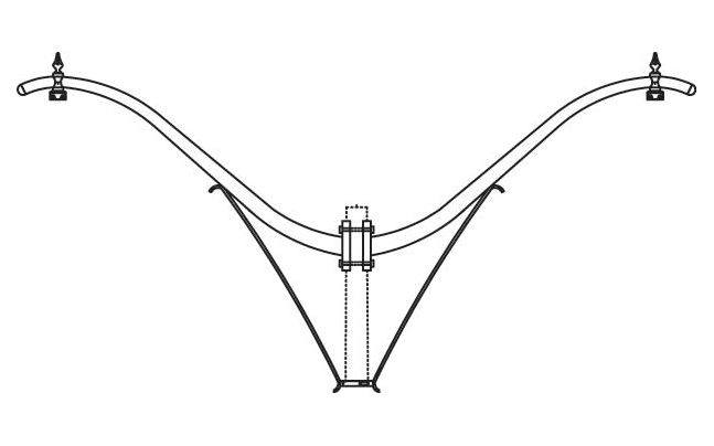 Hanging Fixtures - Post Mounting Arms (HFP Series)