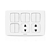 Switches & Sockets 8 Gang 1 Way Switch + 2*2P Socket