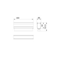 Dimension Drawing (without table) - BBP420 LED 30K 24V B4 L30