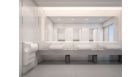Restroom application with CoreLine downlight
