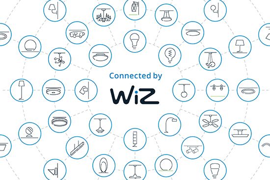 Philips WiZ Smart WIFI Remote Control. Compatible with all "Connected by WiZ" lights