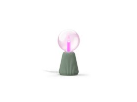 Lightguide globe large + lampe à poser cônique (vert sauge)