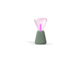 Lightguide triangel + cone bordslampa (salviagrön)